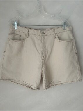 Triarchy Responsible Denim High rise baggy jean shorts - Off White Size 31